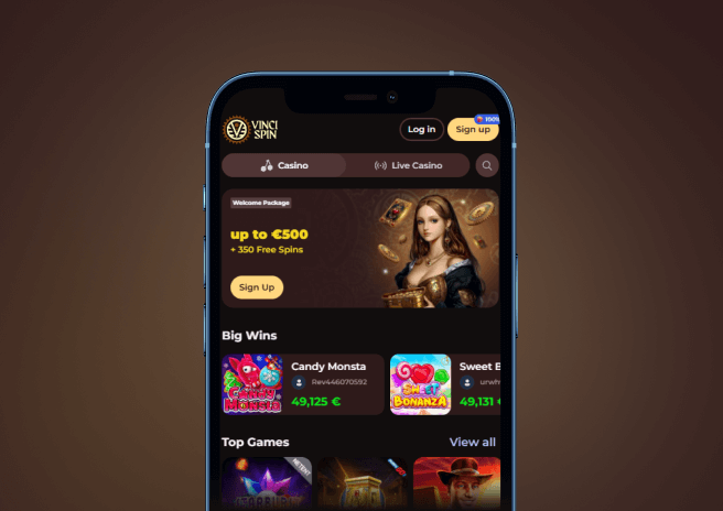 mobile version Vincispin